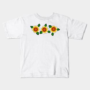 Sunshine Flowers Kids T-Shirt